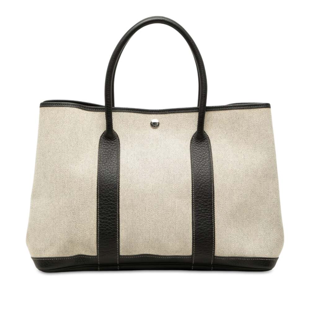Hermes Garden Party Tote Toile And #327146H23B